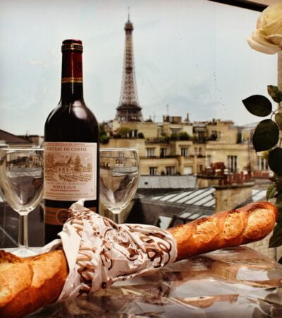 bread near wine