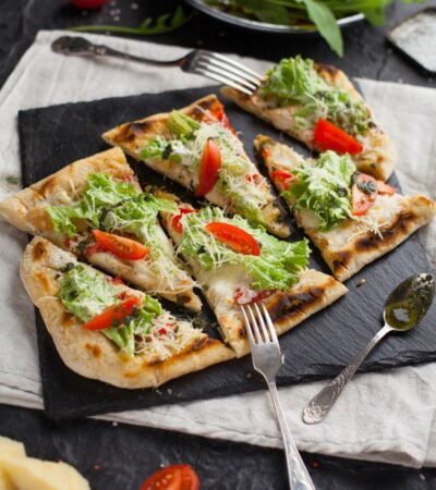 six sliced pizza