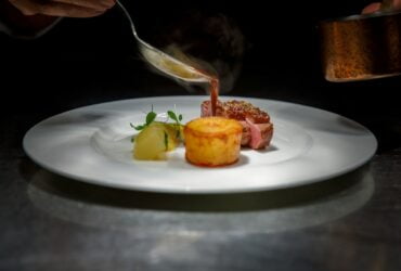 a plate of food